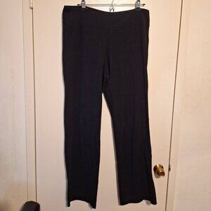George Black Yoga Pants Bootcut Stretch Size XL